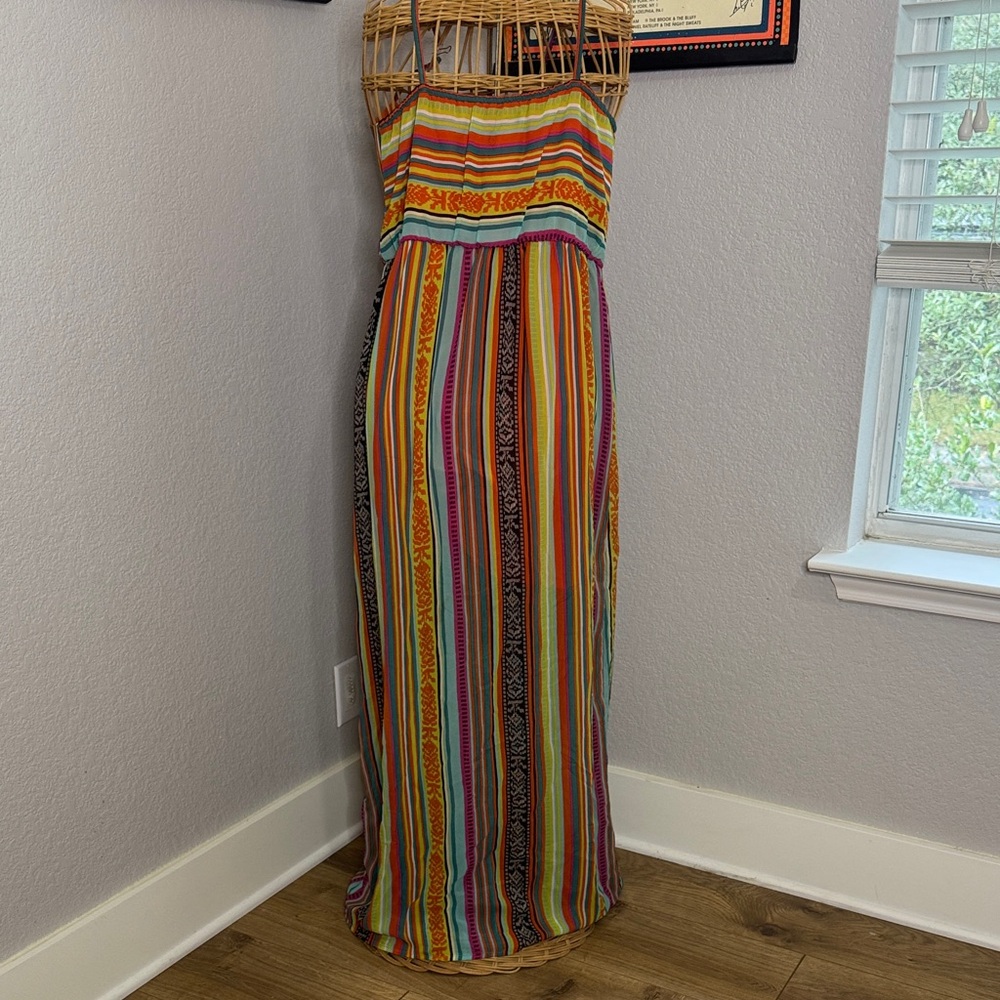 Ruby Rox Multicolor Striped Maxi Dress - Picture 3 of 6